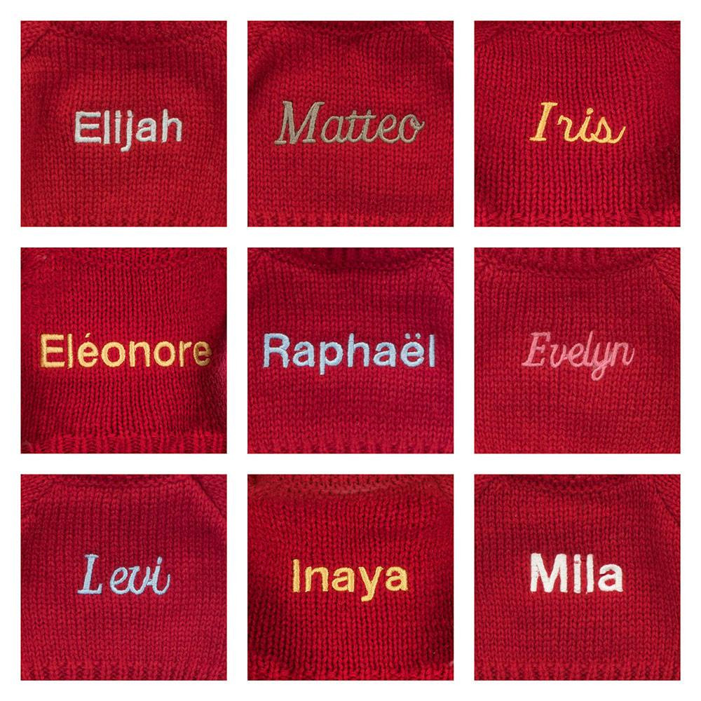 Bashful Luxe Bunny Willow With Personalised Red Jumper