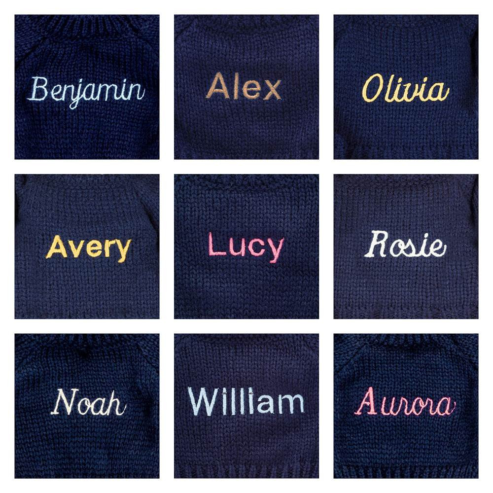 Bashful Luxe Bunny Luna With Personalised Navy Jumper