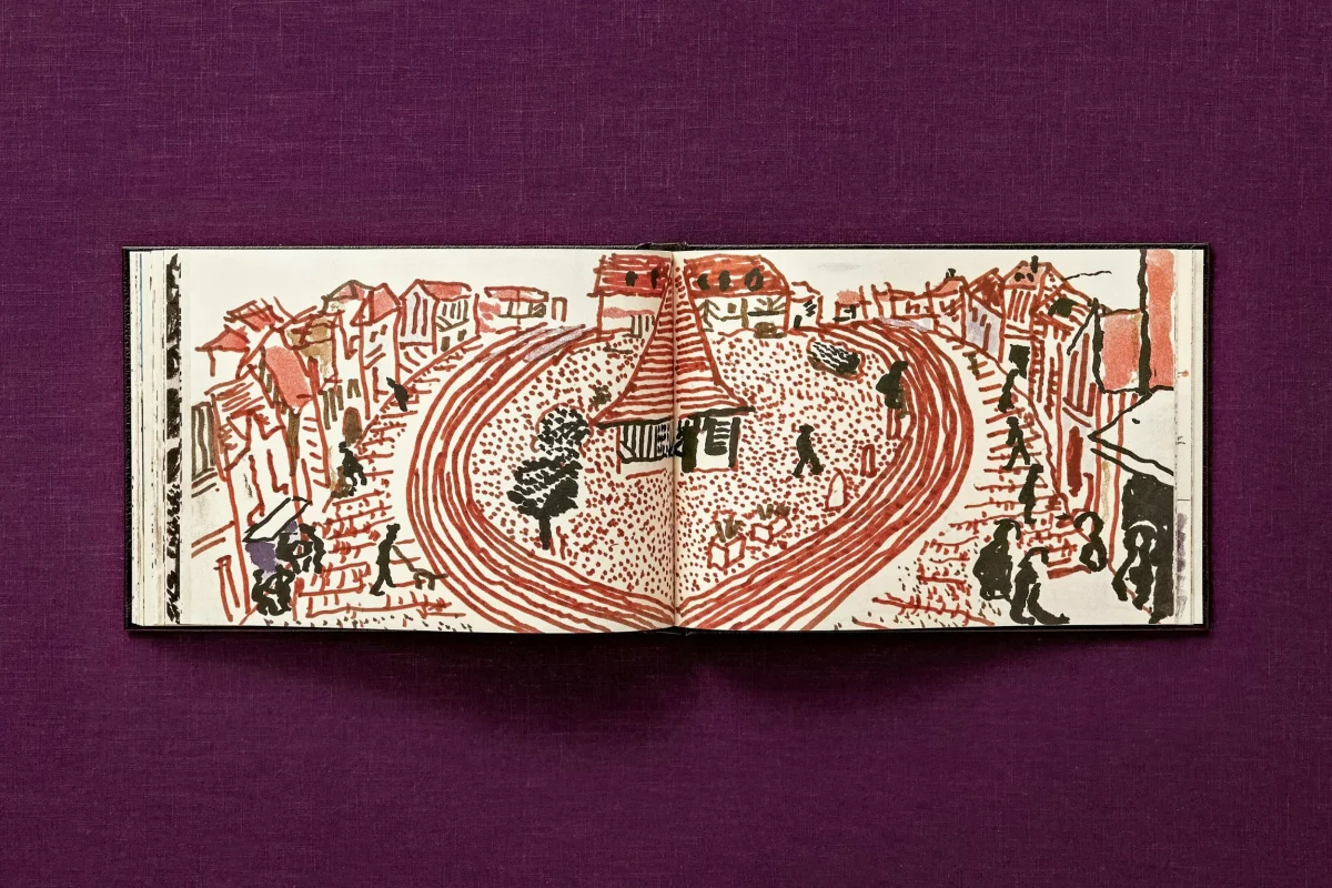 David Hockney. 220 for 2020. Art Edition No. 301–400 ‘My Second Drawing of Beuvron-en-Auge’