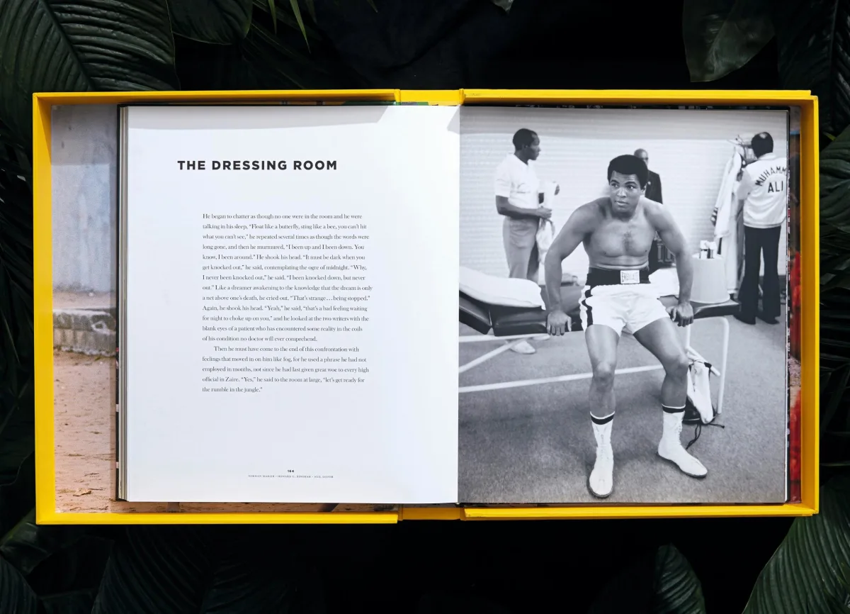 Norman Mailer. N.Leifer. H.Bingham. The Fight. Art Edition No. 1–125, Neil Leifer ‘Ali vs. Foreman – Ali Glaring at Foreman’
