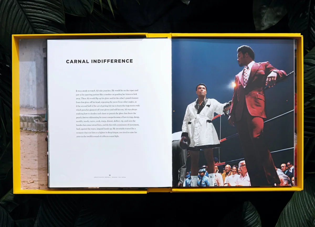 Norman Mailer. N.Leifer. H.Bingham. The Fight. Art Edition No. 1–125, Neil Leifer ‘Ali vs. Foreman – Ali Glaring at Foreman’