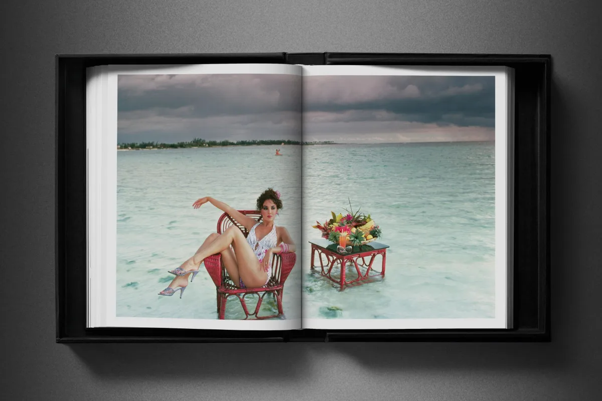 David Bailey. Eighties. Art Edition No. 101–200, ‘Jerry Hall and Jacques Henri Lartigue’, 1983