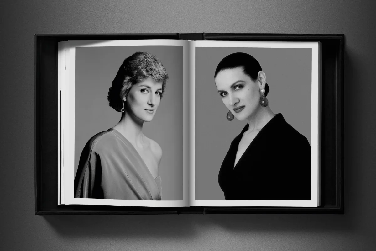 David Bailey. Eighties. Art Edition No. 101–200, ‘Jerry Hall and Jacques Henri Lartigue’, 1983