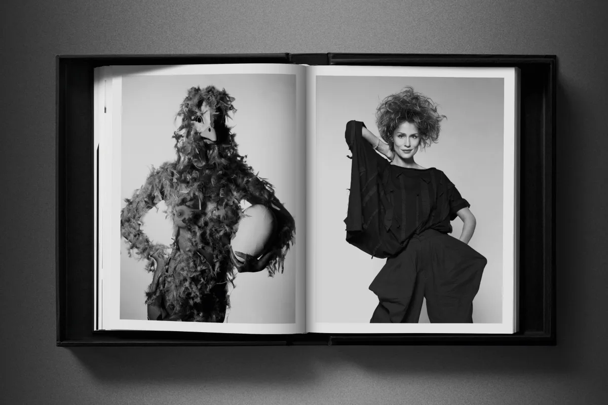 David Bailey. Eighties. Art Edition No. 101–200, ‘Jerry Hall and Jacques Henri Lartigue’, 1983