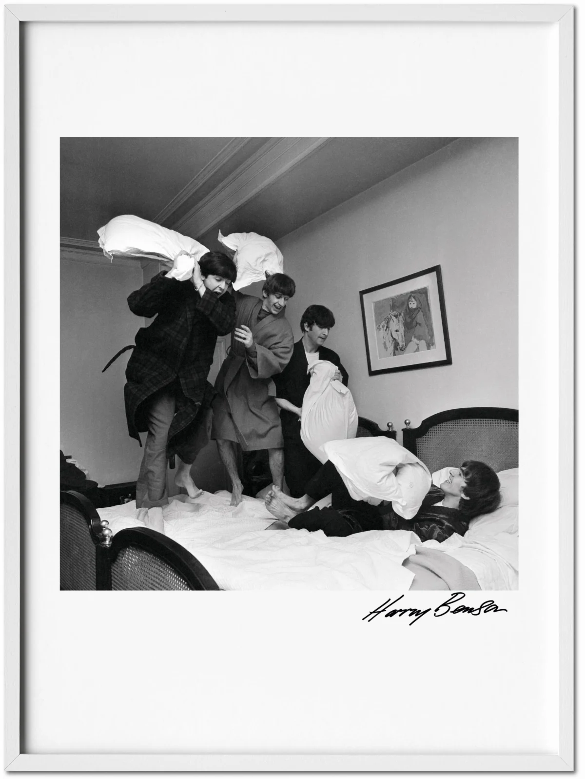 Harry Benson. The Beatles, Art Edition No. 1–100 ‘George V Hotel Suite’