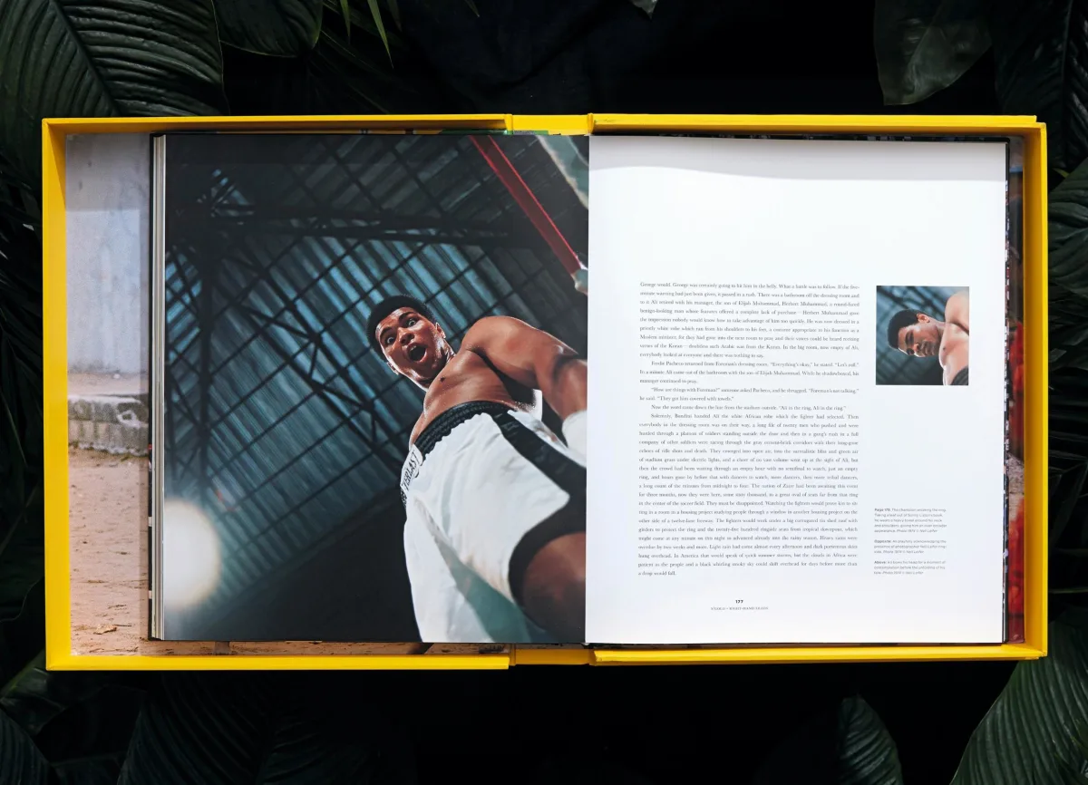 Norman Mailer. N.Leifer. H.Bingham. The Fight. Art Edition No. 1–125, Neil Leifer ‘Ali vs. Foreman – Ali Glaring at Foreman’