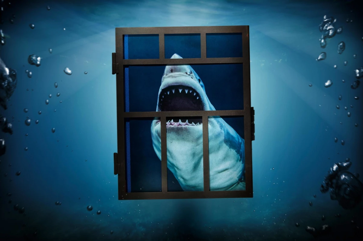 Michael Muller. Sharks, Art Edition No. 1–100 ‘Tear You Apart’