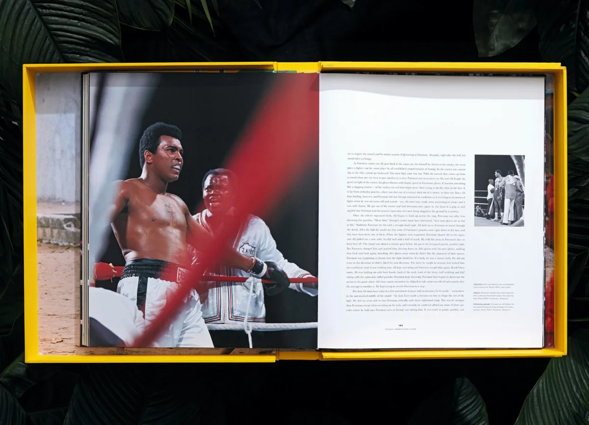 Norman Mailer. N.Leifer. H.Bingham. The Fight. Art Edition No. 1–125, Neil Leifer ‘Ali vs. Foreman – Ali Glaring at Foreman’