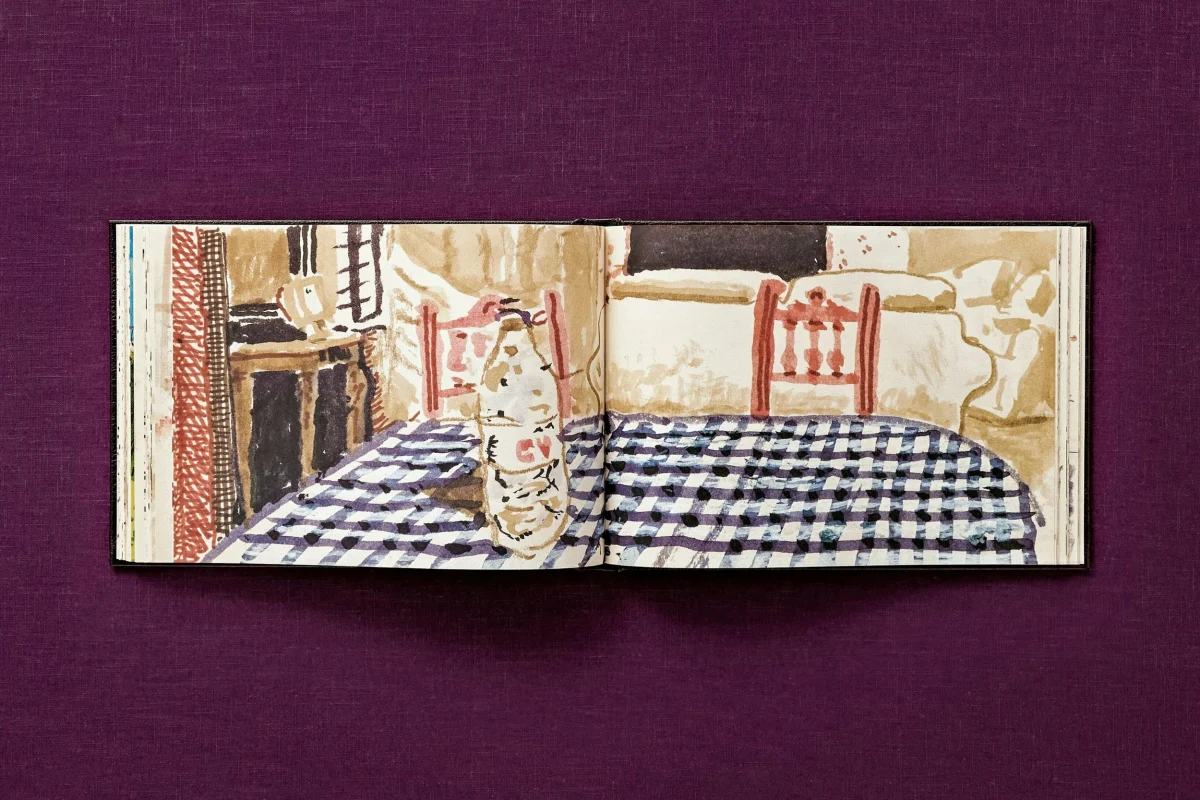 David Hockney. 220 for 2020. Art Edition No. 301–400 ‘My Second Drawing of Beuvron-en-Auge’