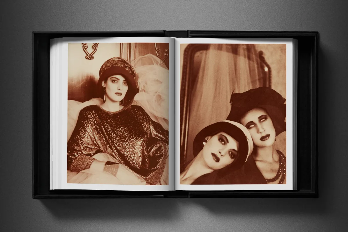 David Bailey. Eighties. Art Edition No. 101–200, ‘Jerry Hall and Jacques Henri Lartigue’, 1983