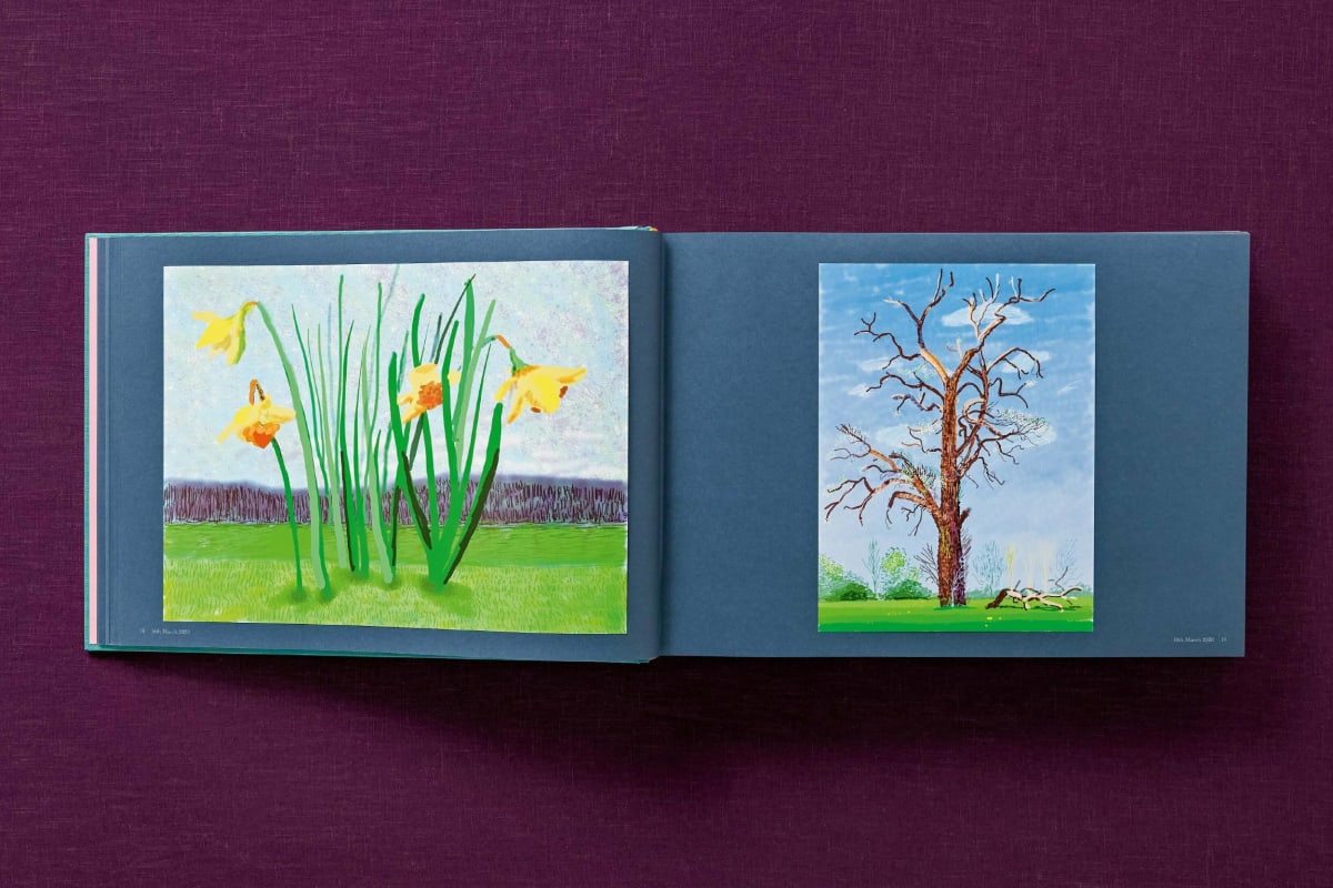 David Hockney. 220 for 2020. Art Edition No. 301–400 ‘My Second Drawing of Beuvron-en-Auge’