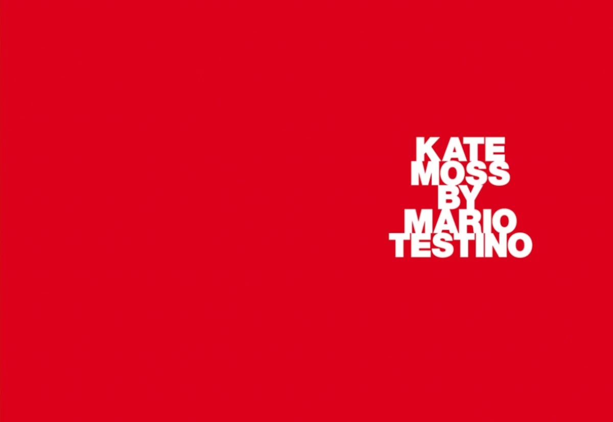 Kate Moss by Mario Testino