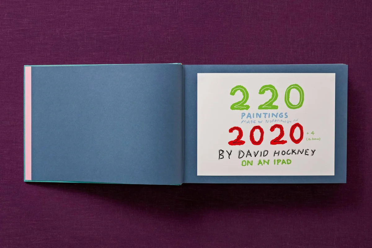 David Hockney. 220 for 2020. Art Edition No. 301–400 ‘My Second Drawing of Beuvron-en-Auge’