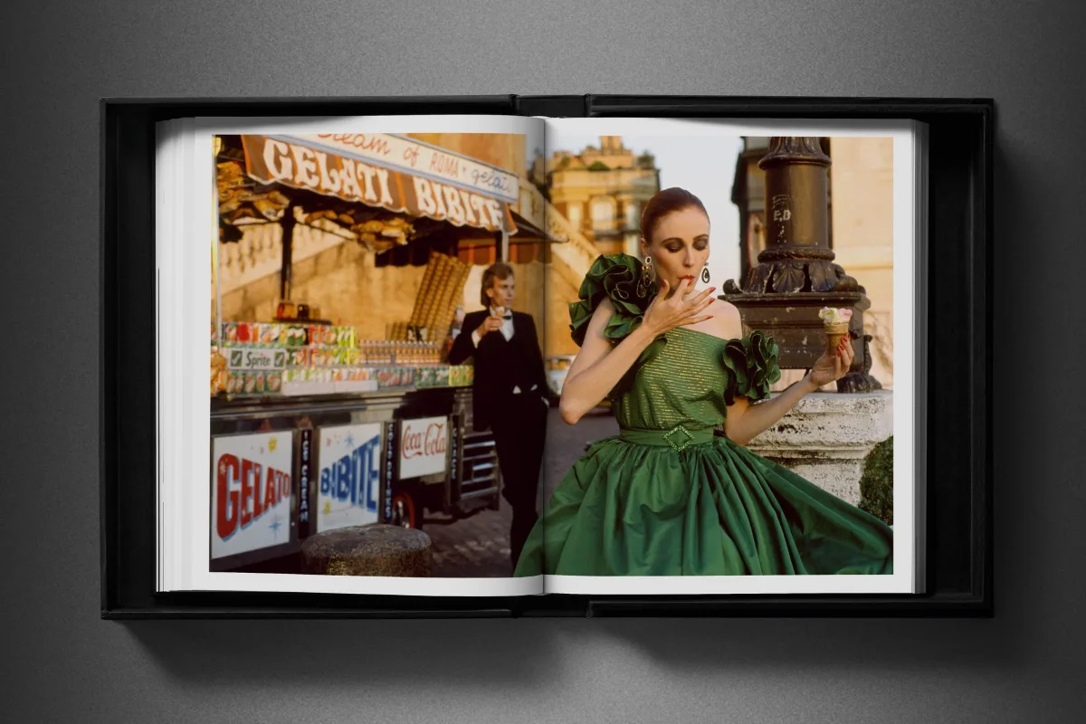 David Bailey. Eighties. Art Edition No. 101–200, ‘Jerry Hall and Jacques Henri Lartigue’, 1983