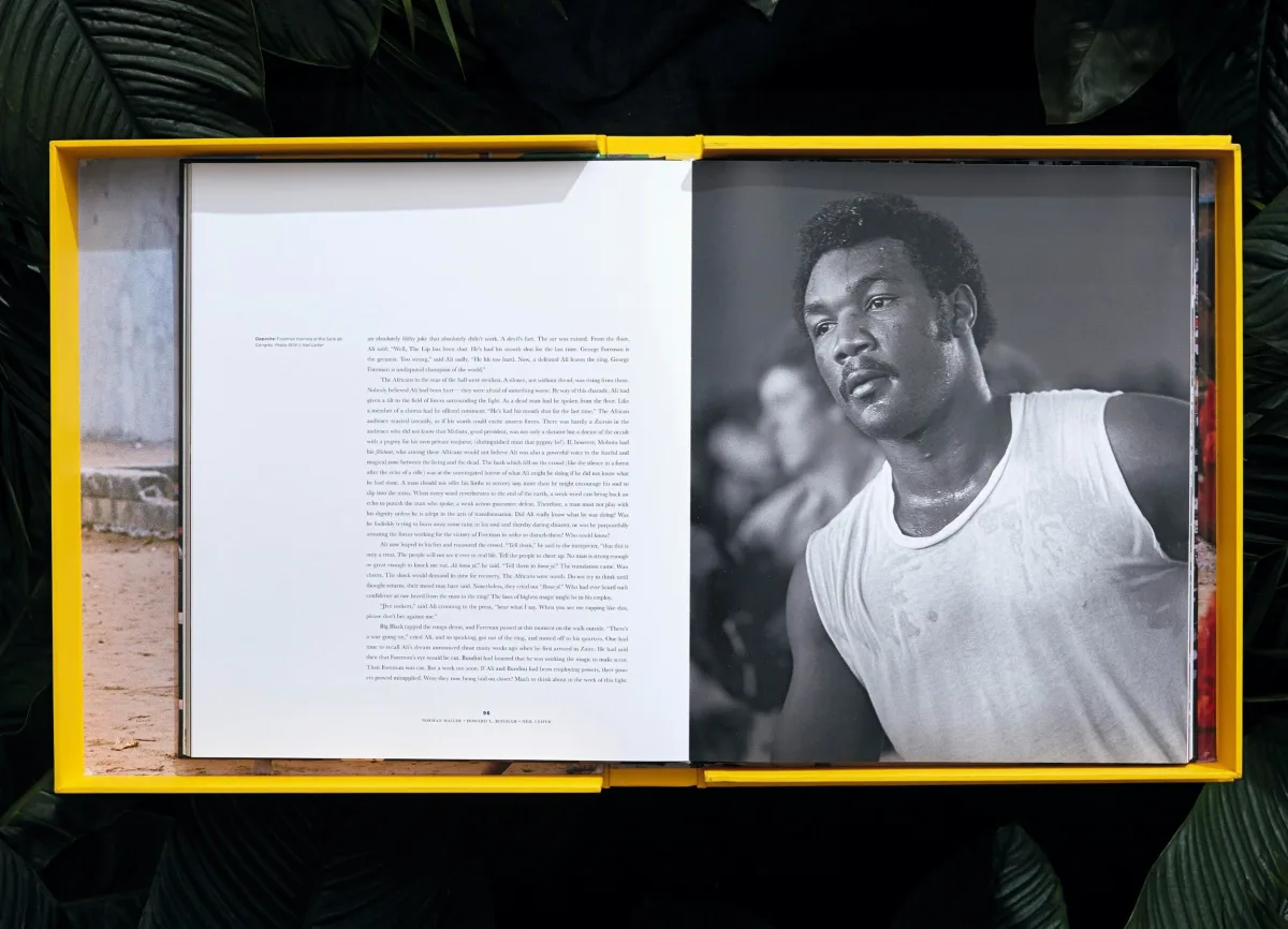 Norman Mailer. N.Leifer. H.Bingham. The Fight. Art Edition No. 1–125, Neil Leifer ‘Ali vs. Foreman – Ali Glaring at Foreman’