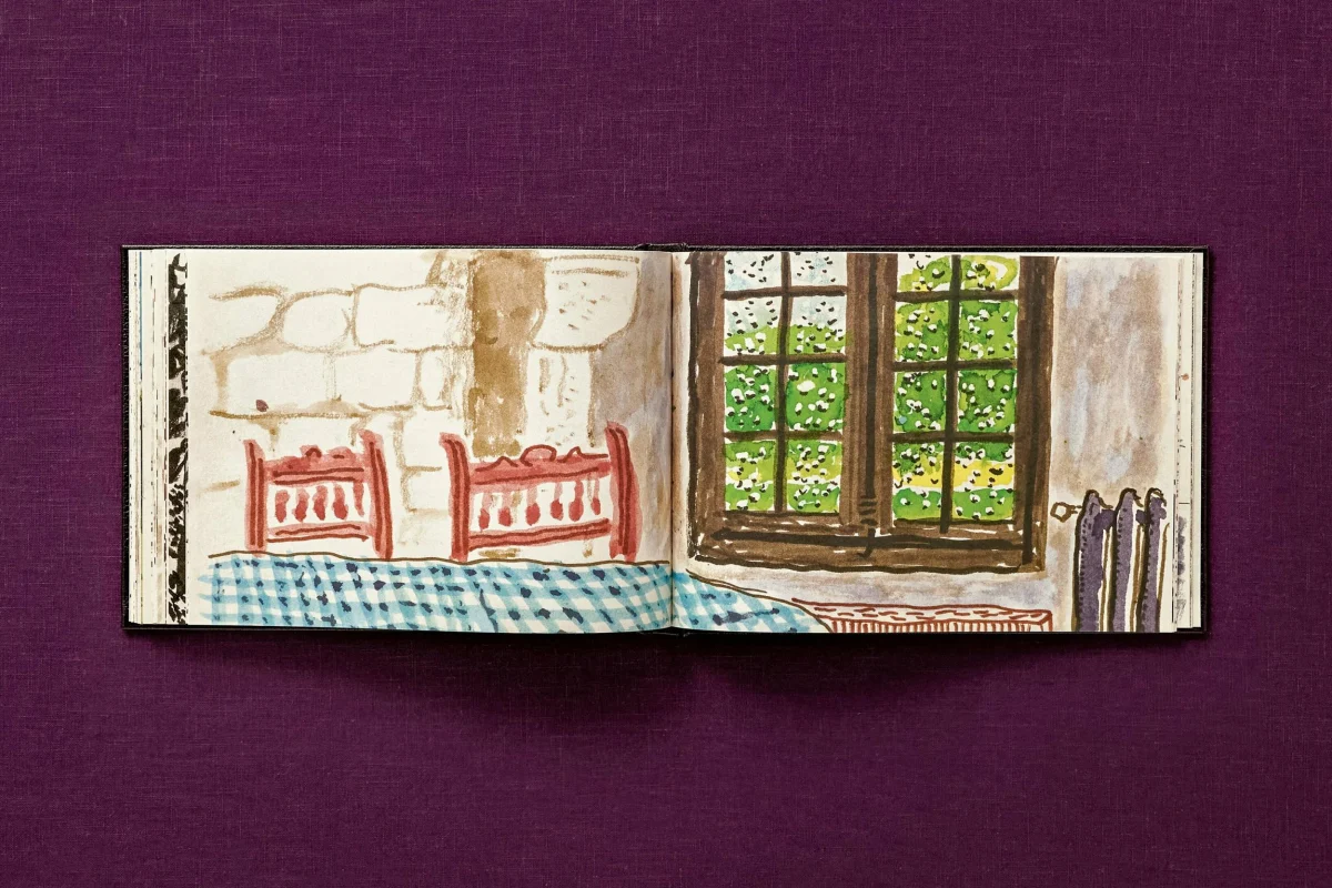 David Hockney. 220 for 2020. Art Edition No. 301–400 ‘My Second Drawing of Beuvron-en-Auge’