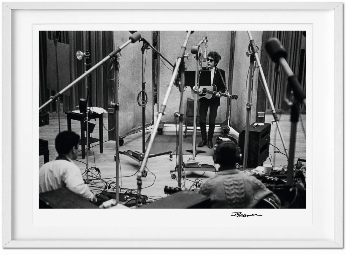 Daniel Kramer. Bob Dylan. Art Edition No. 101–200 ‘Bob Dylan, Columbia Records, Studio A’