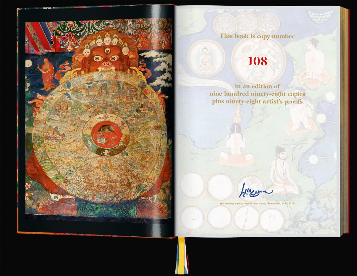 Thomas Laird. Murals of Tibet. Art Edition No. 1–40 ‘Buddha Shakyamuni, Gyantse Kumbum (ca. 1420)’