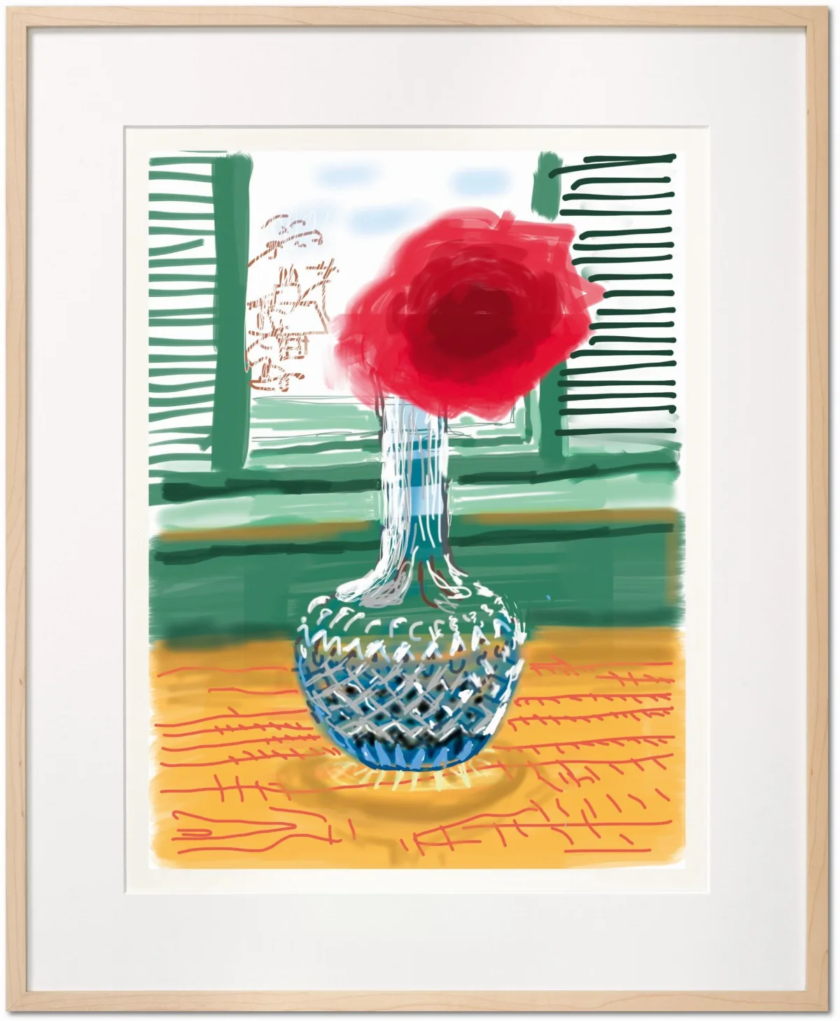 David Hockney. My Window. Art Edition (No. 251–500) ‘No. 281’. 23rd July 2010