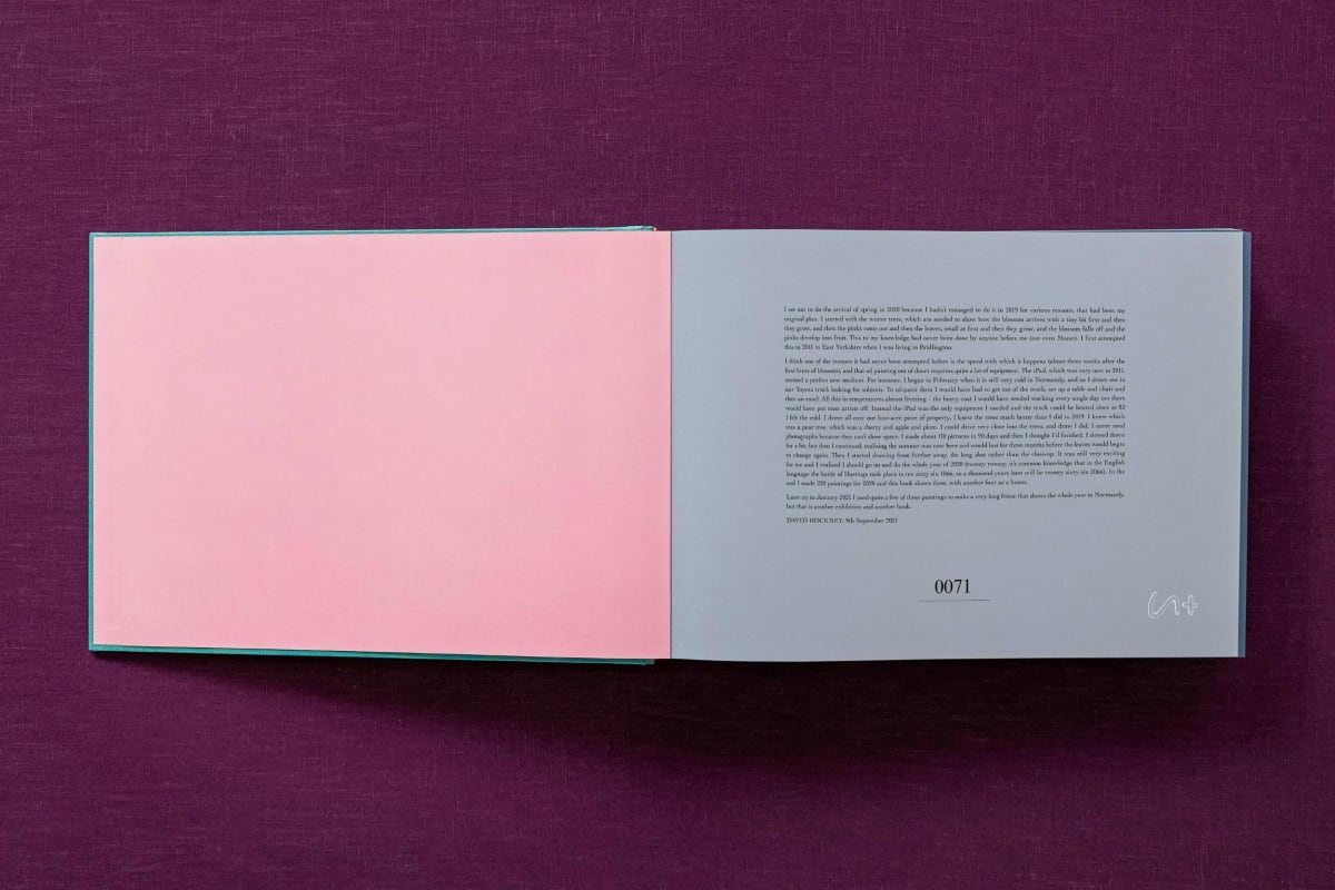 David Hockney. 220 for 2020. Art Edition No. 301–400 ‘My Second Drawing of Beuvron-en-Auge’