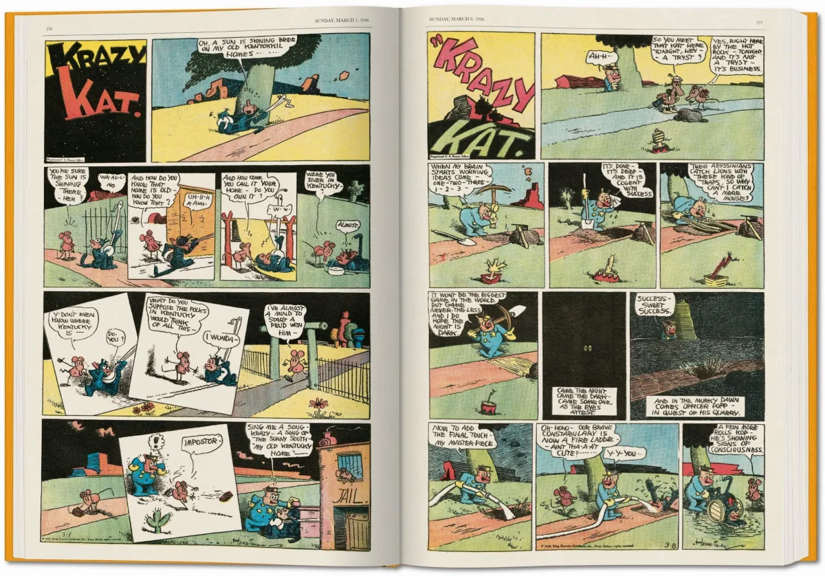 George Herriman “Krazy Kat”. Toutes les planches dominicales en couleurs 1935–1944