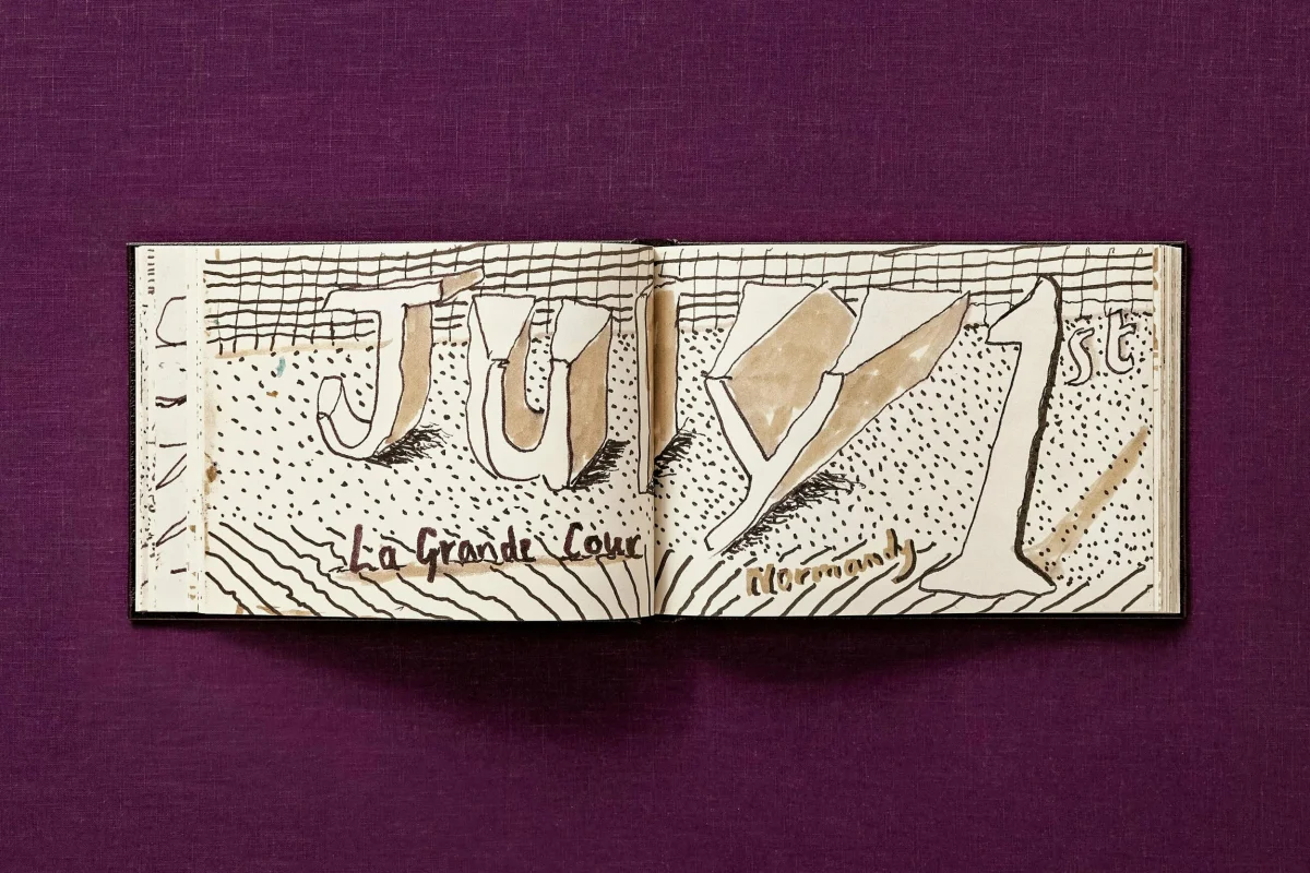 David Hockney. 220 for 2020. Art Edition No. 301–400 ‘My Second Drawing of Beuvron-en-Auge’