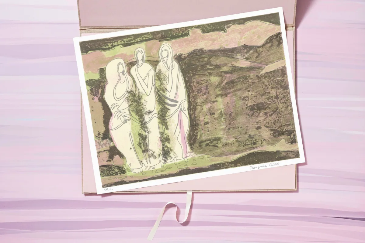 Françoise Gilot. Art Edition No. 61–120 ‘Indian Soul’