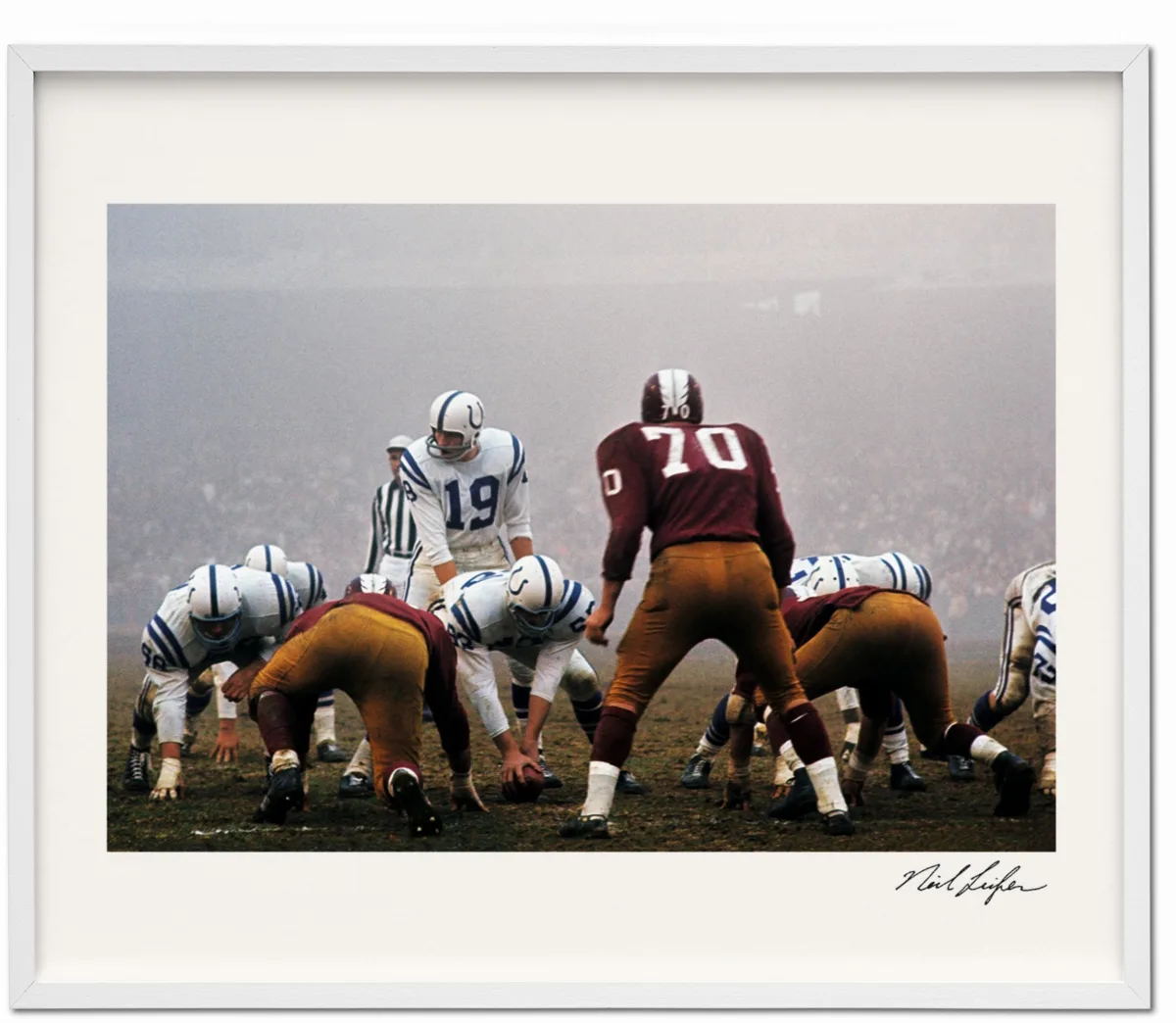 Neil Leifer. Guts & Glory. Art Edition No. 1–100 ‘Johnny Unitas’