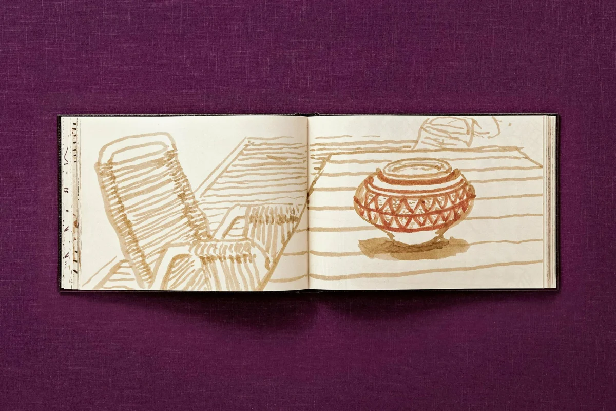 David Hockney. 220 for 2020. Art Edition No. 301–400 ‘My Second Drawing of Beuvron-en-Auge’