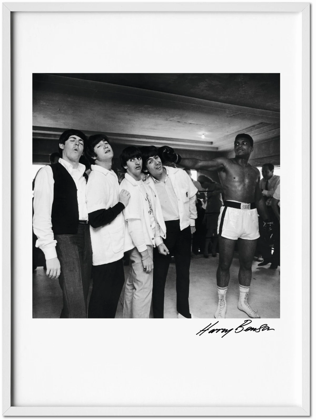 Harry Benson. The Beatles, Art Edition No. 101–200 ‘The Beatles and Cassius Clay’