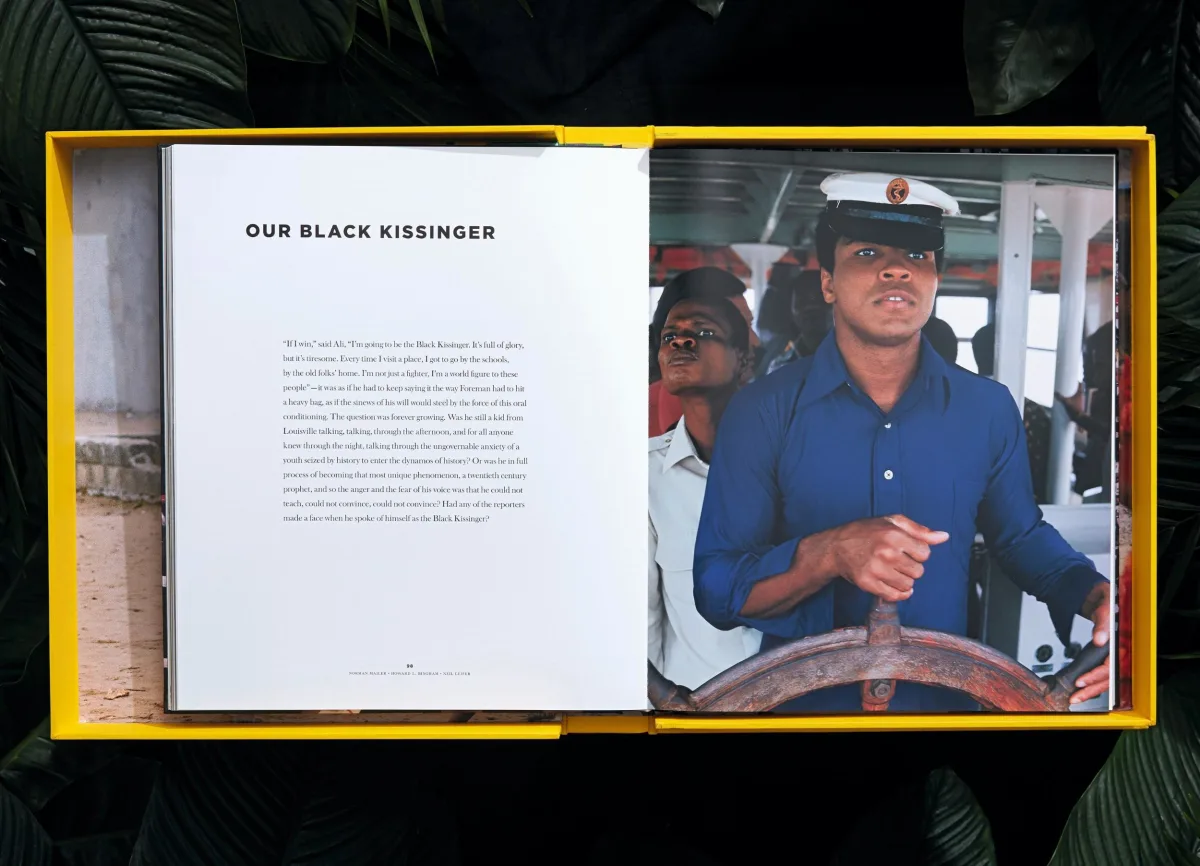 Norman Mailer. N.Leifer. H.Bingham. The Fight. Art Edition No. 1–125, Neil Leifer ‘Ali vs. Foreman – Ali Glaring at Foreman’