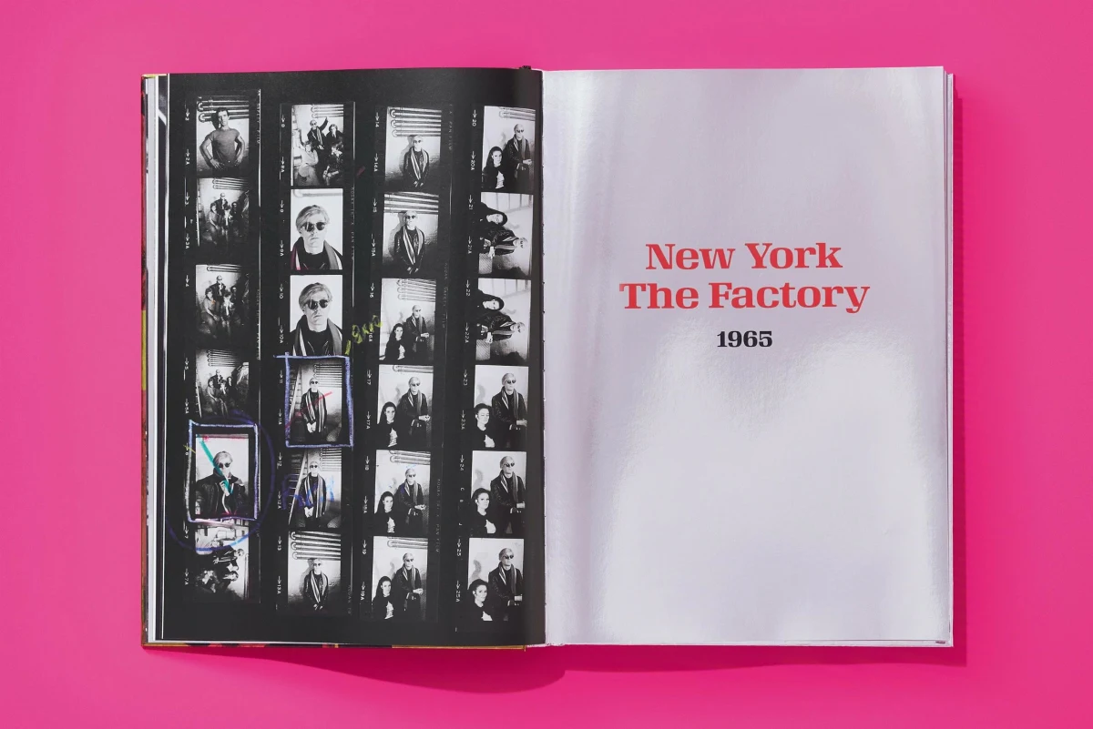 Steve Schapiro. Andy Warhol and Friends. Art Edition No. 51–100 ‘Andy Warhol with Cow silkscreen on wallpaper, New York, 1965’