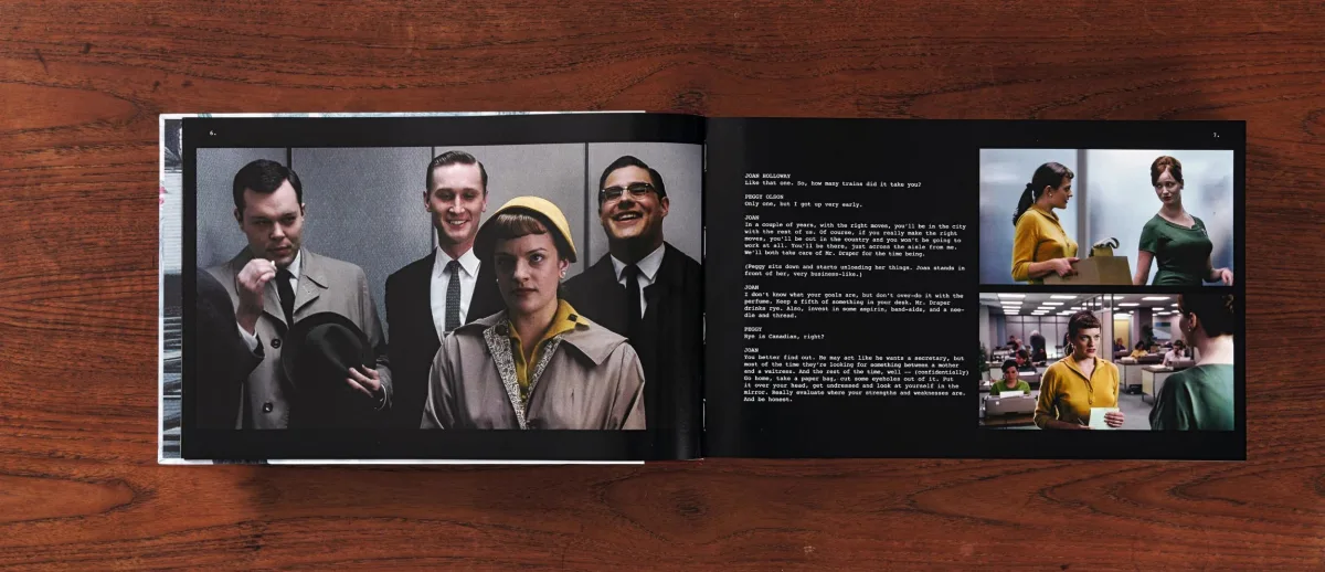 Matthew Weiner. Mad Men, Art Edition No. 501–512 (Signed Pilot Script Edition)