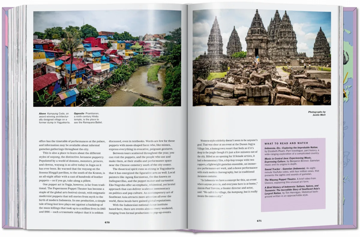 The New York Times. Cultured Traveler. 100 Trips for Curious Minds from Agadir to Yogyakarta