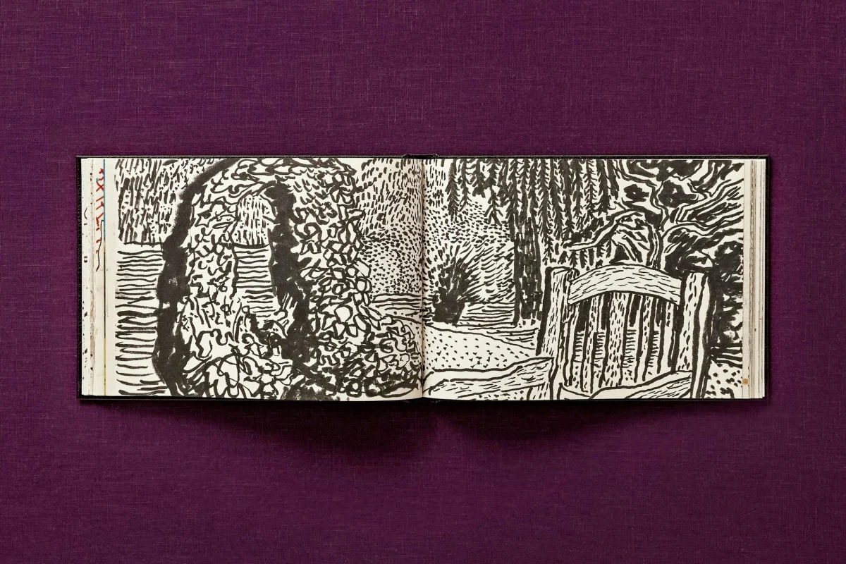 David Hockney. 220 for 2020. Art Edition No. 301–400 ‘My Second Drawing of Beuvron-en-Auge’