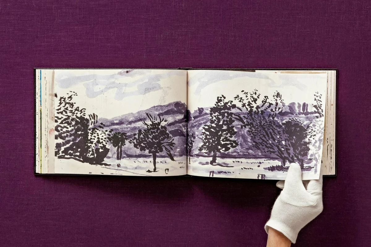 David Hockney. 220 for 2020. Art Edition No. 301–400 ‘My Second Drawing of Beuvron-en-Auge’