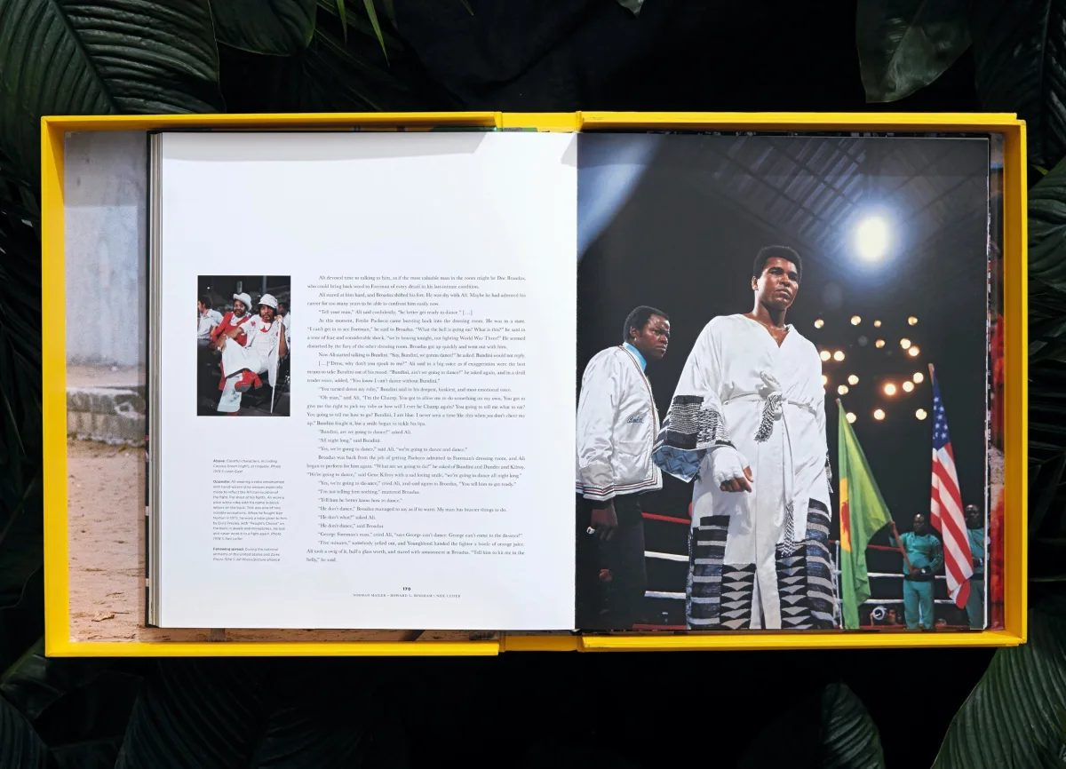 Norman Mailer. N.Leifer. H.Bingham. The Fight. Art Edition No. 1–125, Neil Leifer ‘Ali vs. Foreman – Ali Glaring at Foreman’