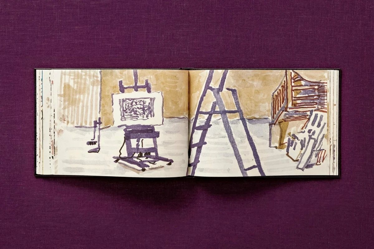 David Hockney. 220 for 2020. Art Edition No. 301–400 ‘My Second Drawing of Beuvron-en-Auge’