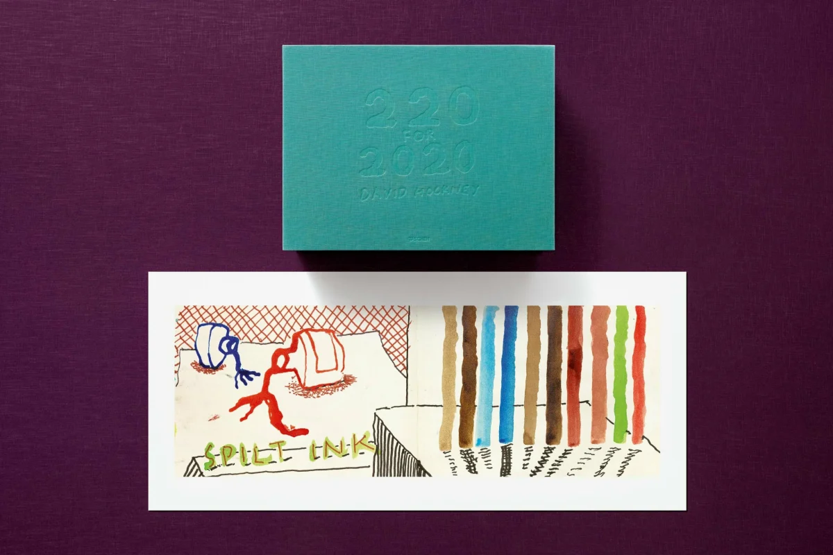 David Hockney. 220 for 2020. Art Edition No. 1–100 ‘Spilt Ink with Tests’