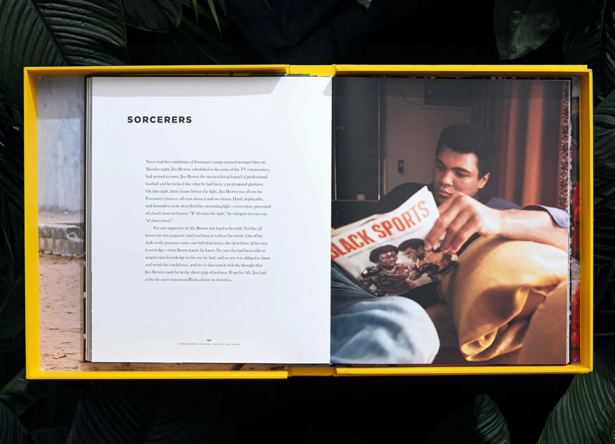 Norman Mailer. N.Leifer. H.Bingham. The Fight. Art Edition No. 1–125, Neil Leifer ‘Ali vs. Foreman – Ali Glaring at Foreman’