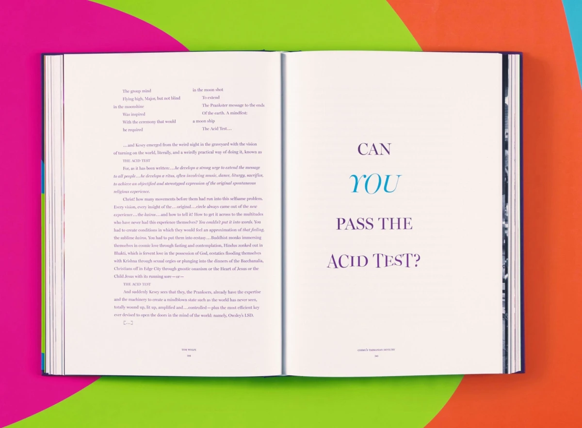 Tom Wolfe. The Electric Kool-Aid Acid Test, Art Edition No. 1–100, Lawrence Schiller ‘Me and My Shadow’