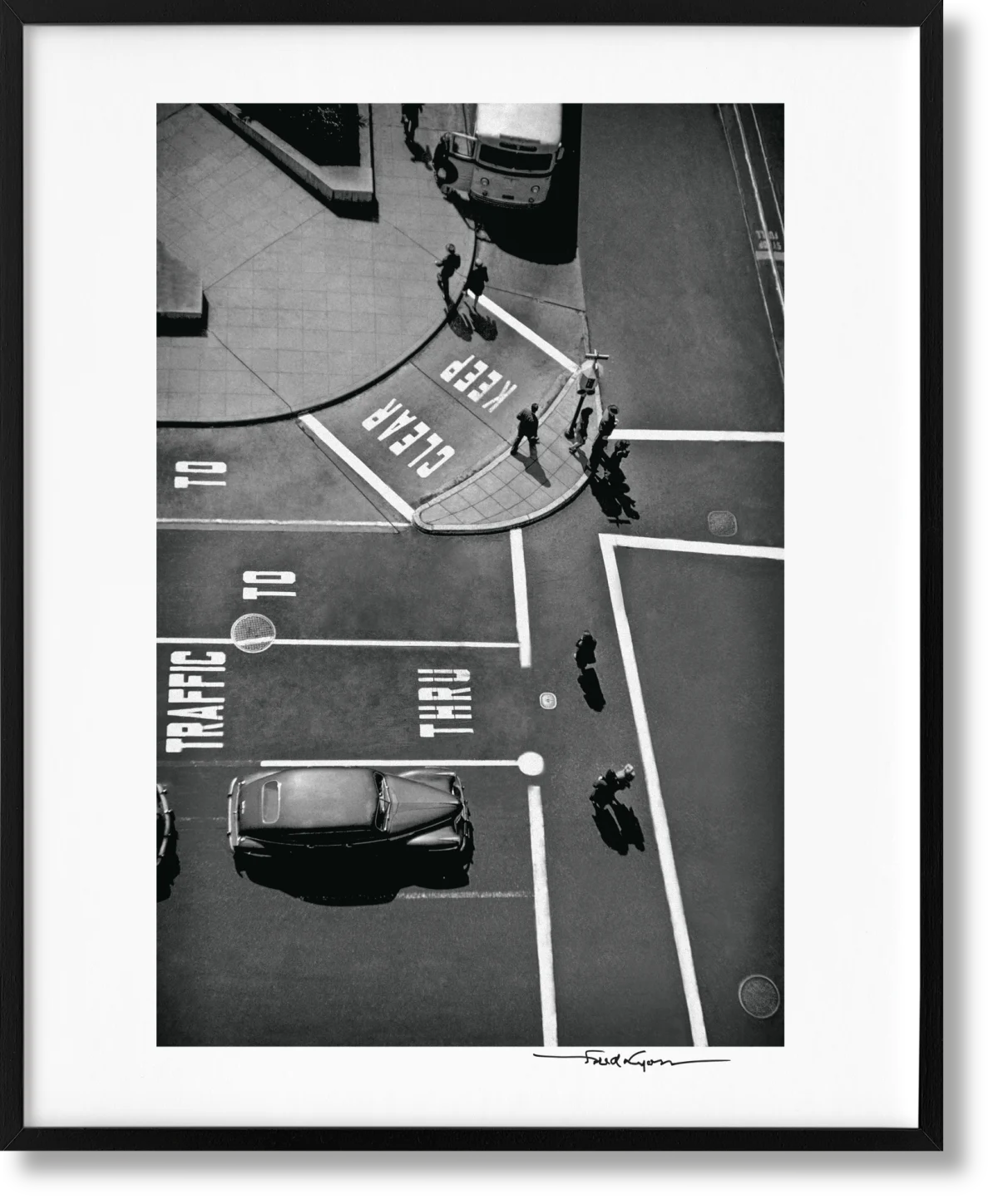 San Francisco. Portrait of a City, Art Edition No. 1–75 'Union Square, Post Street, 1947'