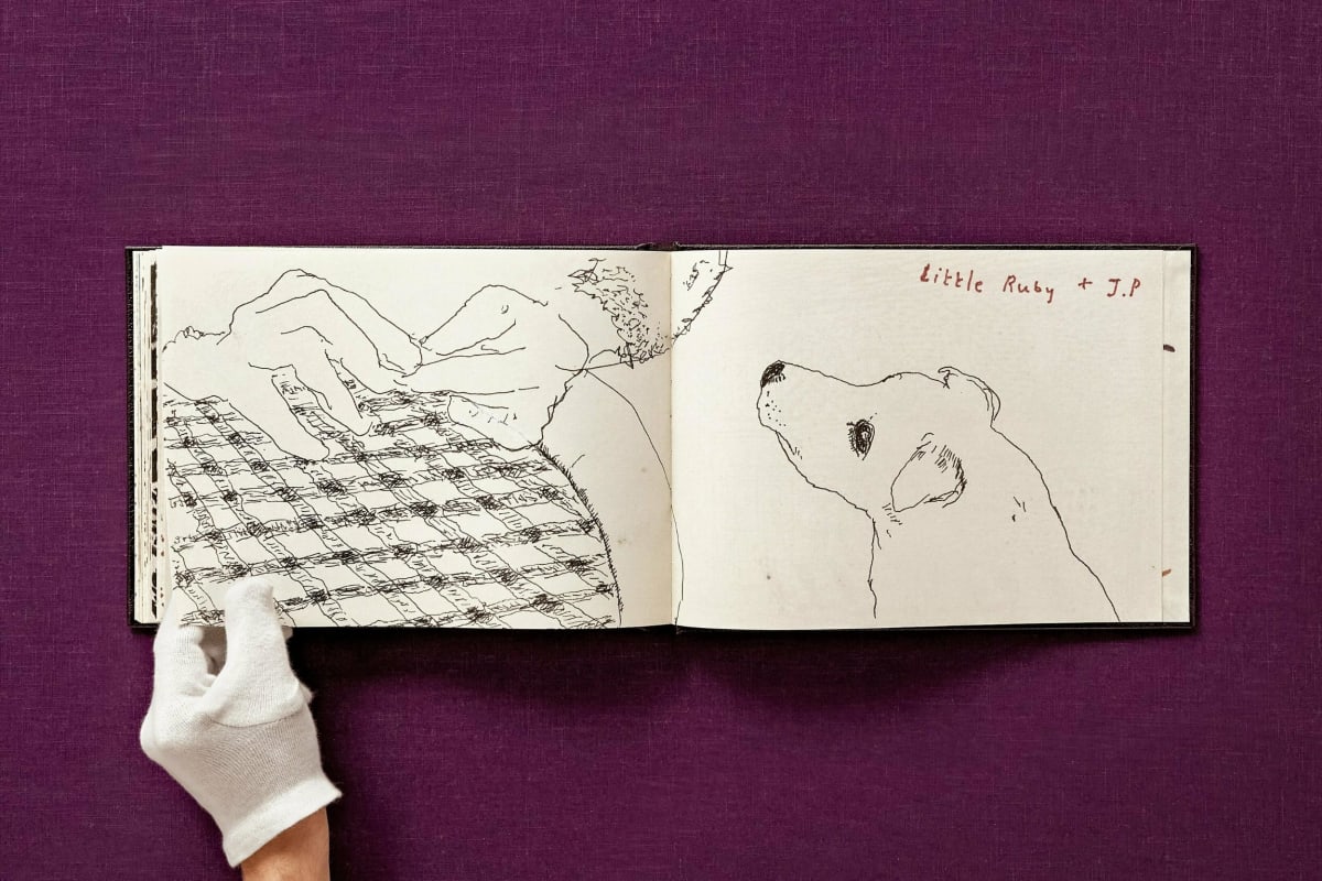 David Hockney. 220 for 2020. Art Edition No. 301–400 ‘My Second Drawing of Beuvron-en-Auge’