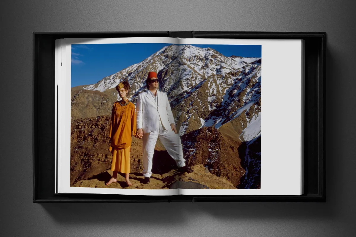 David Bailey. Eighties. Art Edition No. 101–200, ‘Jerry Hall and Jacques Henri Lartigue’, 1983