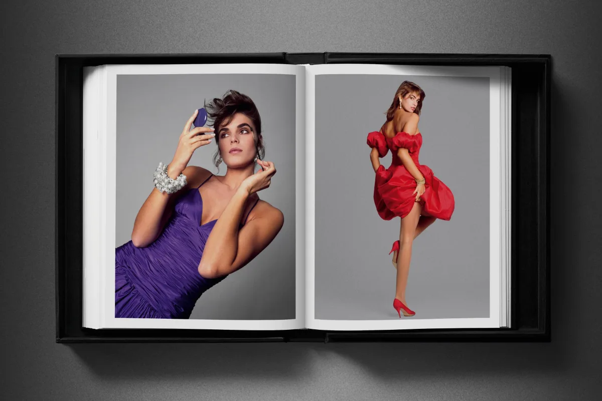 David Bailey. Eighties. Art Edition No. 101–200, ‘Jerry Hall and Jacques Henri Lartigue’, 1983