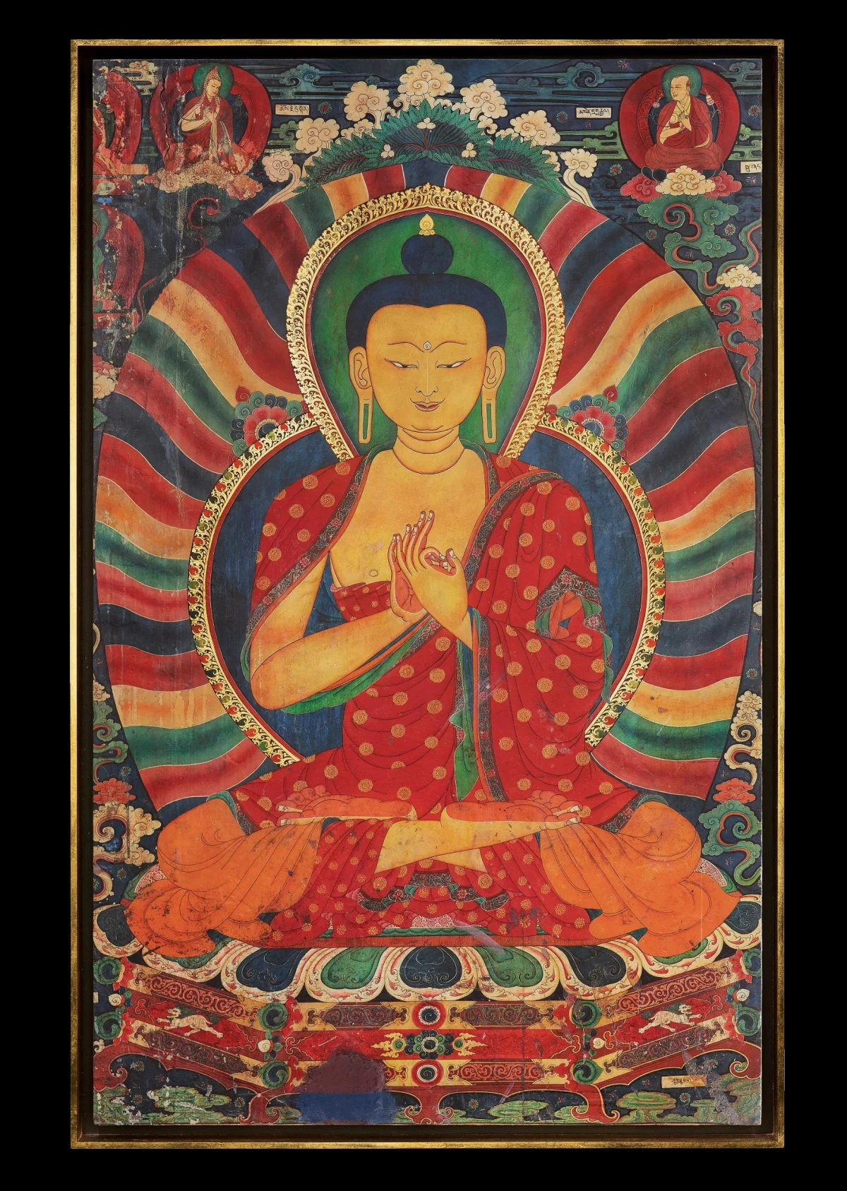 Thomas Laird. Murals of Tibet. Art Edition No. 1–40 ‘Buddha Shakyamuni, Gyantse Kumbum (ca. 1420)’