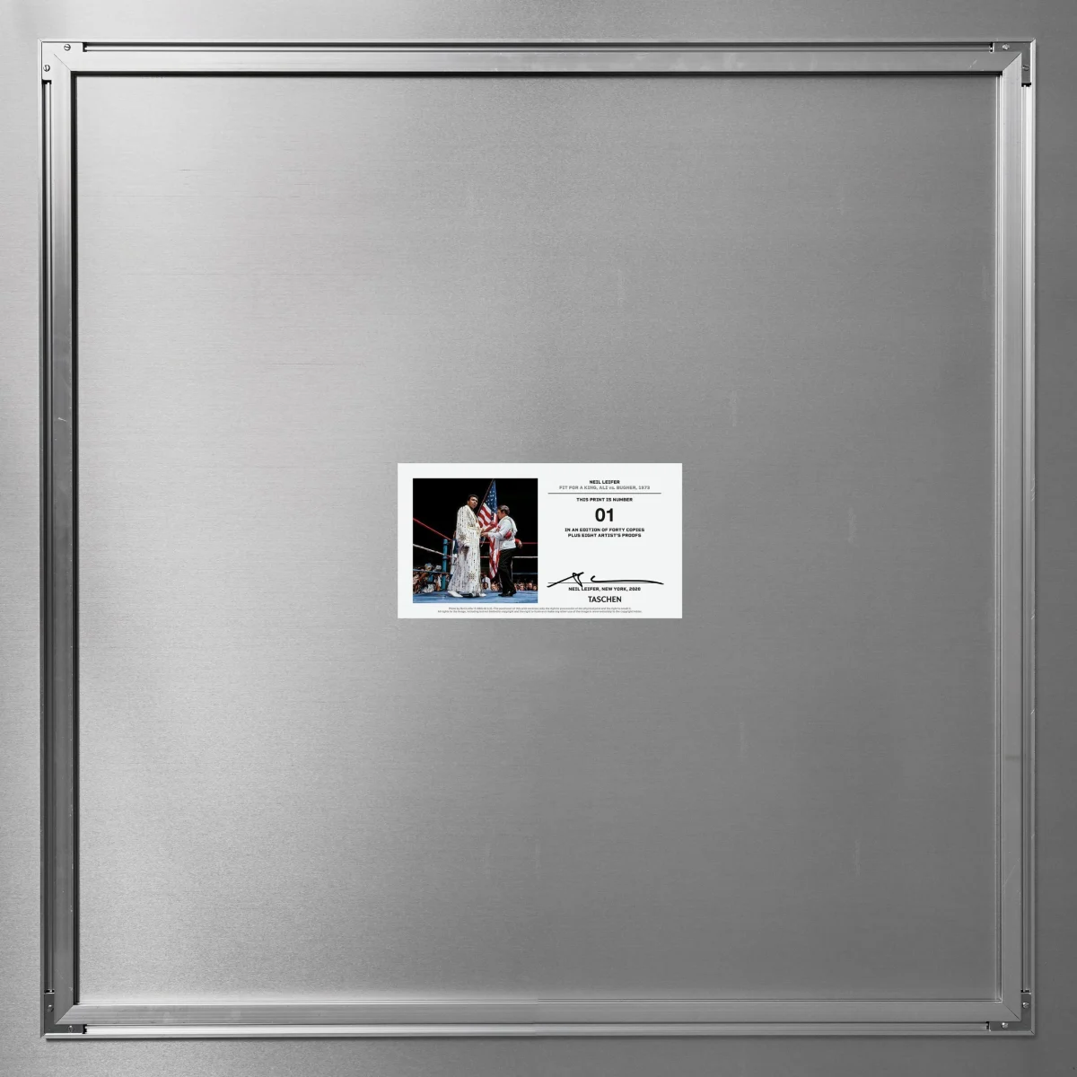 Neil Leifer. Homage to Ali. ‘Ali vs. Bugner, Fit for a King, 1973’