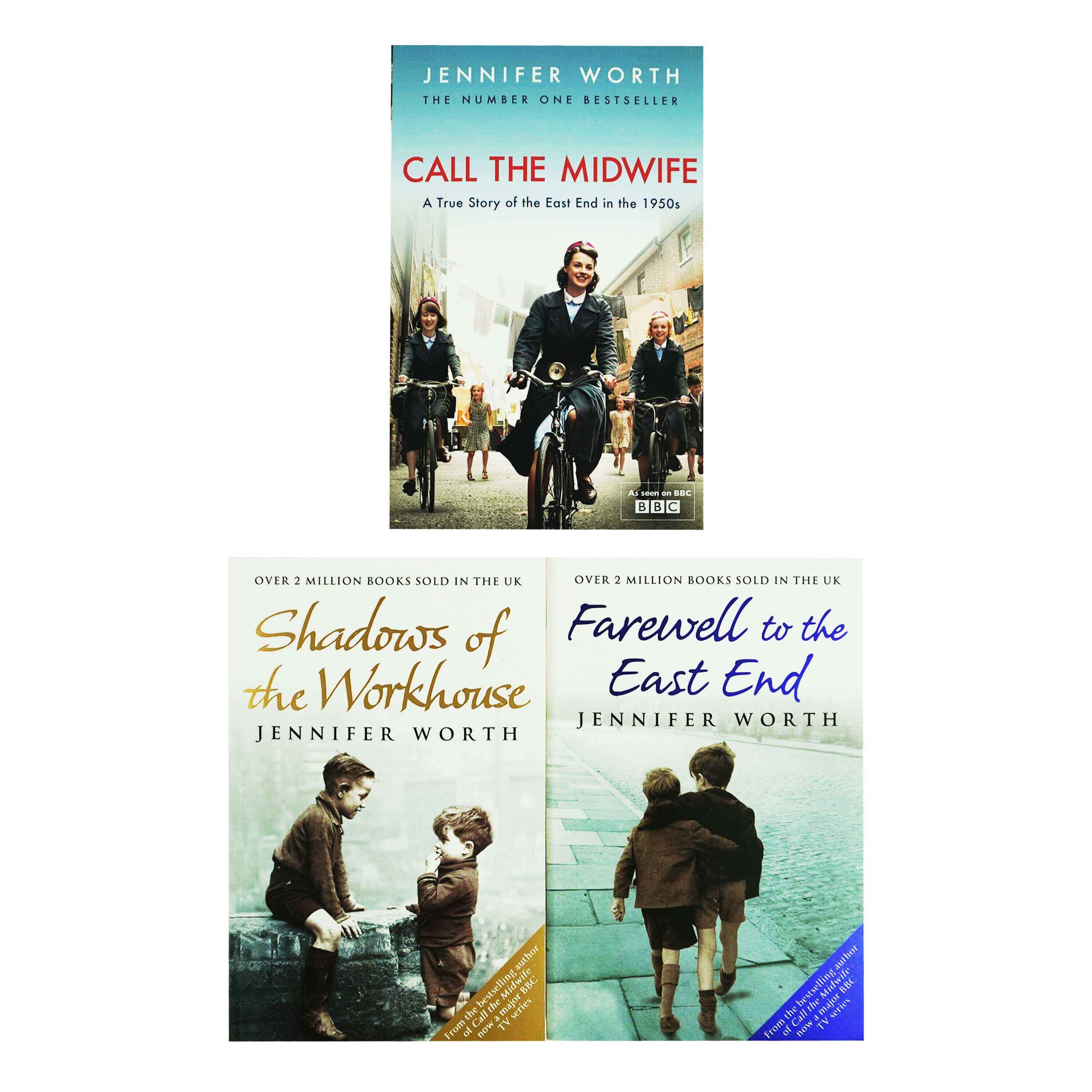 Call The Midwife Trilogy by Jennifer Worth 3 Books Collection Set - Non-Fiction - Paperback