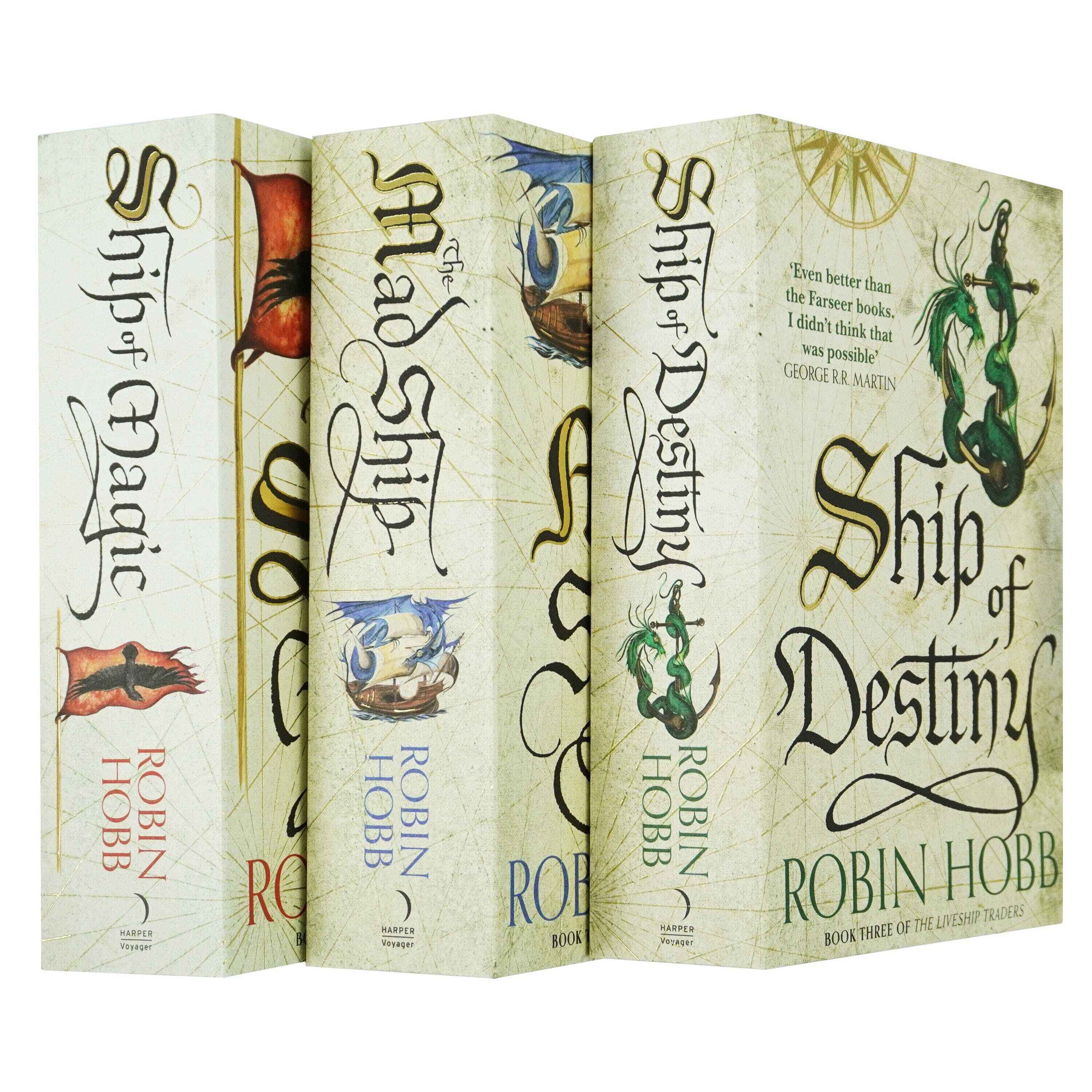Liveship Traders Trilogy by Robin Hobb 3 Books Collection Set - Fiction - Paperback