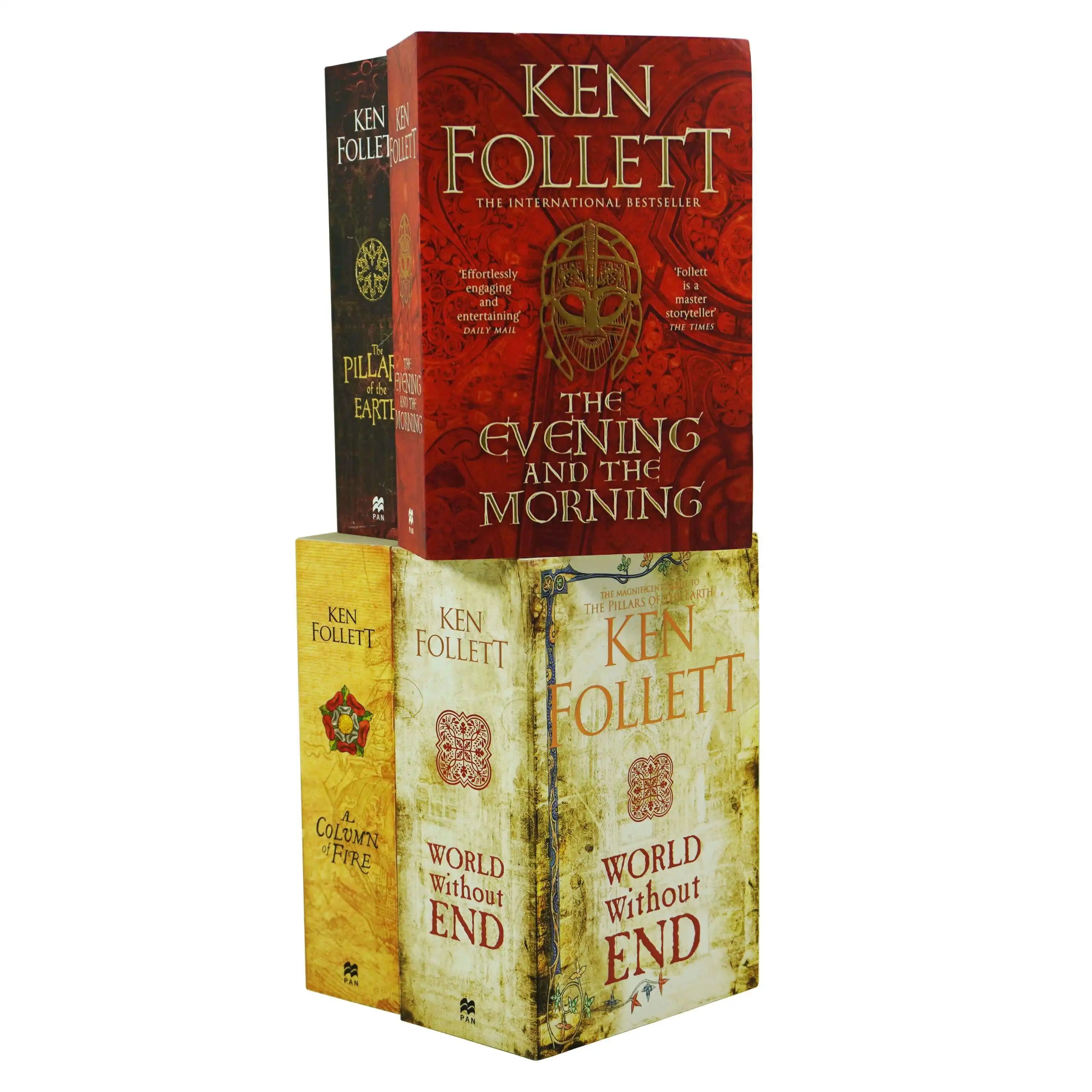 Kingsbridge Series by Ken Follett 4 Books Collection Set - Fiction - Paperback